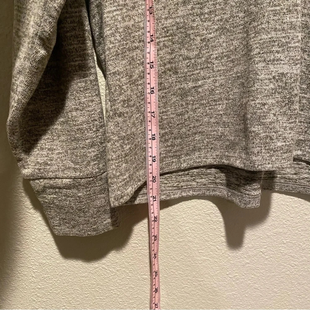 Justice Girls Pajama top‎ size 12 Longsleeve Henley gray let’s chill